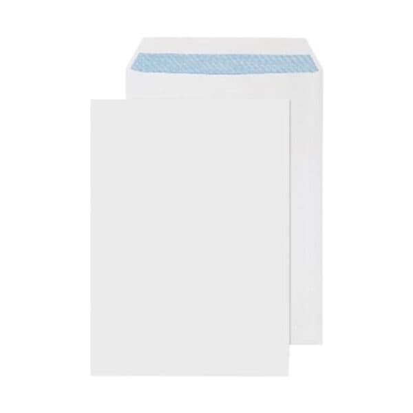 C4 White Self Seal Pocket Plain Envelopes - Pk250