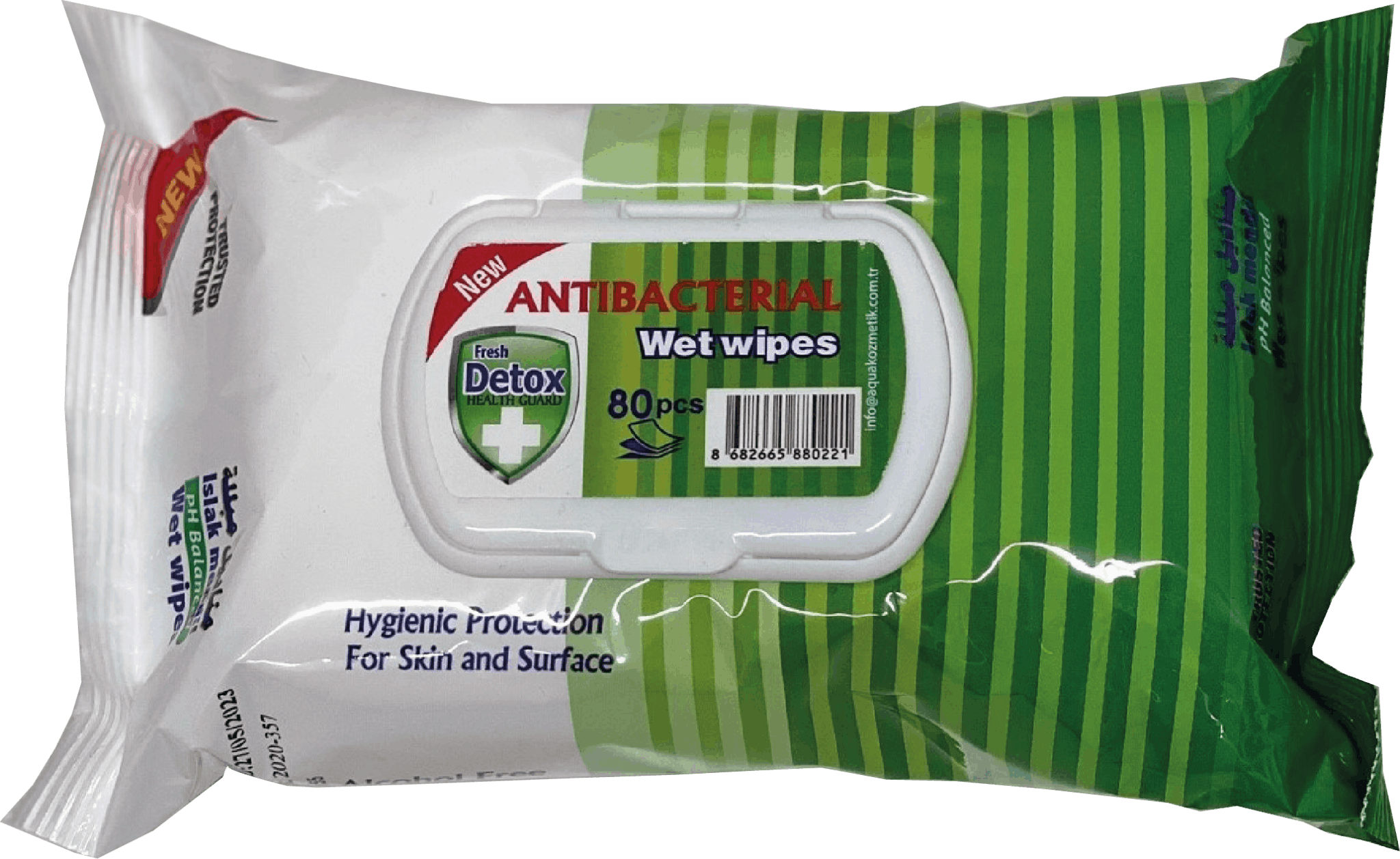 Antibacterial Wet Wipes Pk80 Forward Products