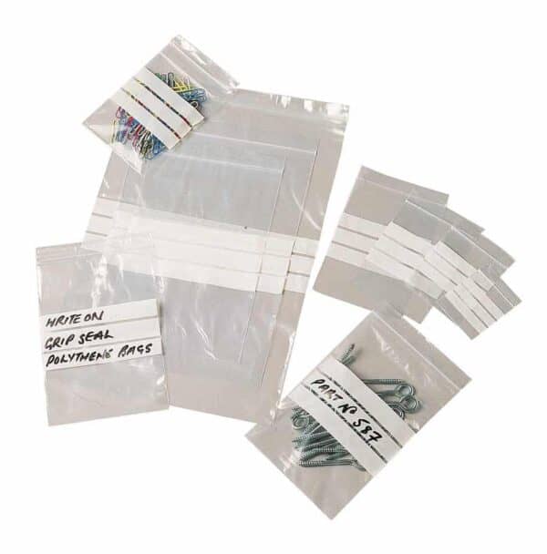 Gripseal Write-On Bags - Pk1000 - Forward Products