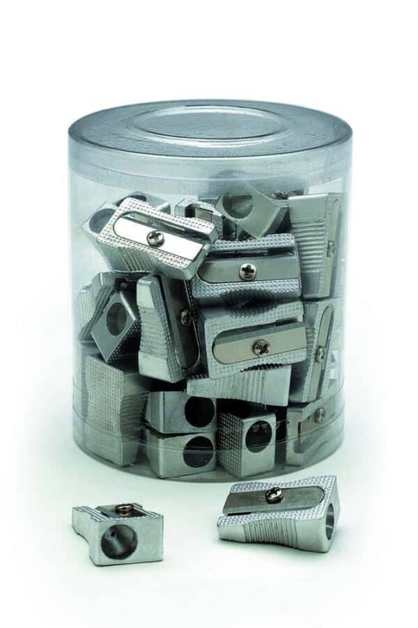 Pencil Sharpener Tubs Metal Single Hole - Pk50