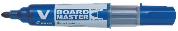 Pilot V-Board Master Drywipe Marker Bullet Tip Blue - Pk10