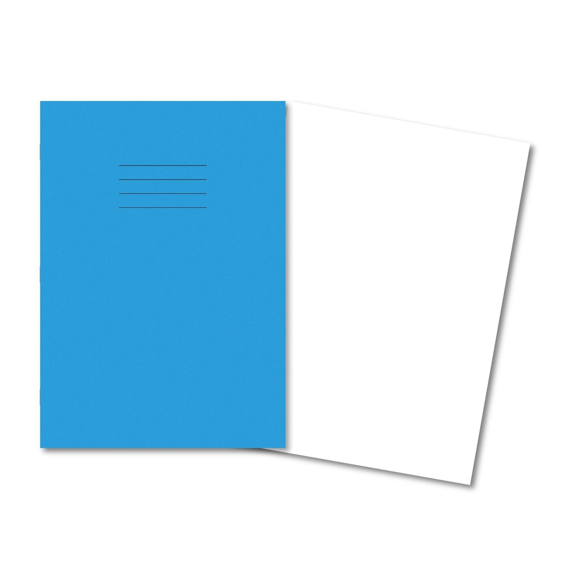 Classic Exercise Book A4 48 Pages Plain - Light Blue 100 Pack - Forward ...