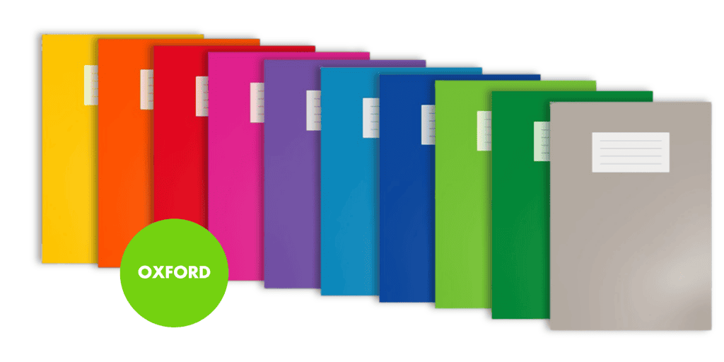 Forward Products Oxford exercise book colour range